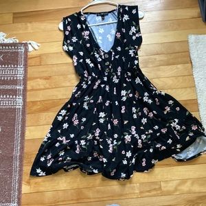 This is non- tight fitting dress, I’d very lose and is not see through at all.